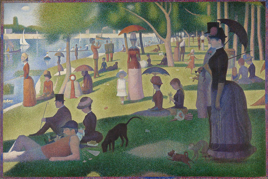 georges seurat grande jatte i 100 dipinti che sconvolsero il mondo