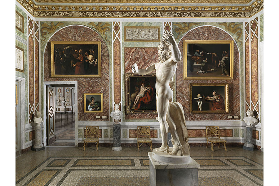 galleria borghese roma sala del caravaggio